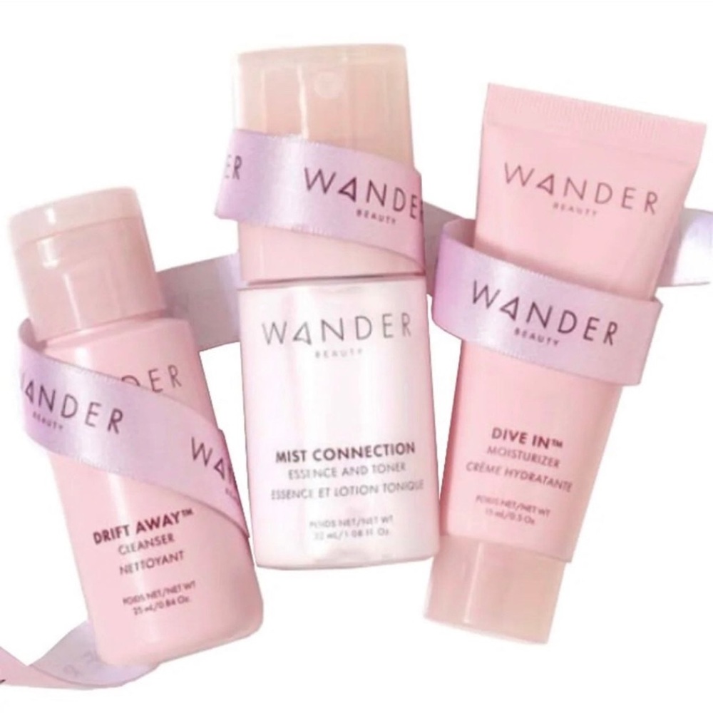 Wander Beauty First Class Mini Taskers Skincare Essentials Kit New In Box 3piece